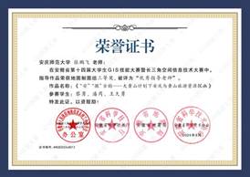 14届GIS大赛获奖教师证书-13 JA013tyc122ccVIP张鹏飞